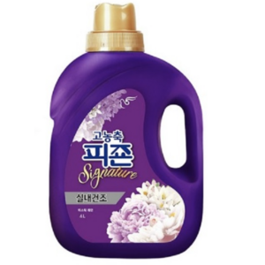 피죤 시그니처 실내건조 고농축 섬유유연제 미스틱 레인 본품, 4L, 2개