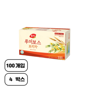 동서 루이보스보리차 400T(100T), 1.5g, 100개입, 4개