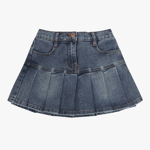 [더데이걸] 데님 플리츠 스커트 TGWH24W03