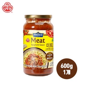 오뚜기프레스코 미트 스파게티소스, 600g, 1개