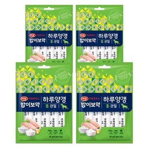 밥이보약 DOG 하루양갱 건강한장 56g(8g x 7개입) 4개(총28개입) 하림펫푸드 강아지 간식, 56g, 4개