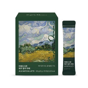 암웨이 까페드다몬 제주 말차 라떼, 1개, 20g, 15개입