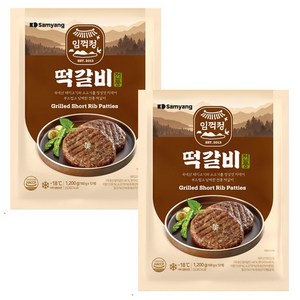 삼양 임꺽정 떡갈비, 1.2kg, 2개