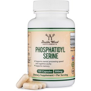 더블우드 포스파티딜세린 300mg 캡슐, 120정, 4개
