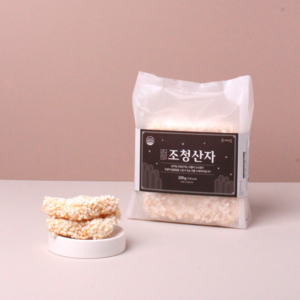 온미당 기름0% 찹쌀 조청 산자 수제 담양 한과 과줄 과즐 제수용, 1개, 200g