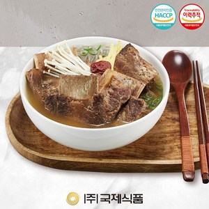 [국제식품] 초원농원 맛 그대로 진한육수 진짜 왕 갈비탕 1kg(1팩), 1개, 1kg