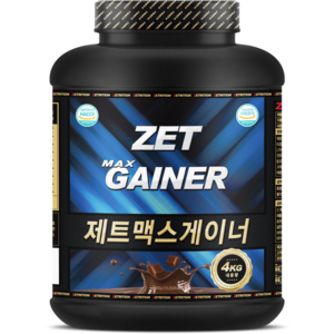 제트리션 제트맥스게이너 4kg 더블초코 탄수화물보충제, 1개