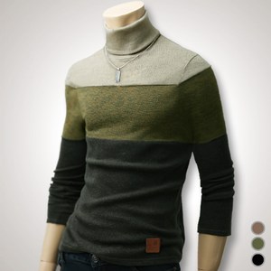 하트비트 터틀 페어지 슬림핏 삼단 절개 배색 긴팔티셔츠 폴라티 단체복 남여공용 [국내생산]