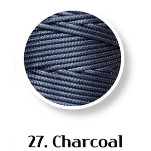 2.0mm 100yad 아티피셜 레더실 인조 가죽실 라탄공예 라탄실 뜨개실 코팅실, 27. Chacoal, 1개