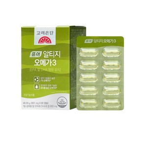 고려은단 퓨어 알티지 TG 오메가3 60캡슐 (801mg), 60정, 2개