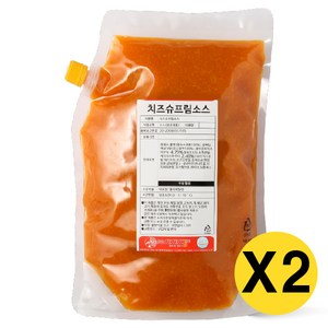 아이엠소스 치즈슈프림소스 치킨, 2kg, 2개