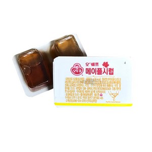 오뚜기 일회용 메이플시럽 디스펜팩, 11g, 30개