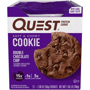 퀘스트뉴트리션 Quest Nutrition 프로틴 쿠키, 1개, 708g