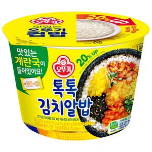 오뚜기 컵밥 톡톡 김치알밥, 222g, 10개