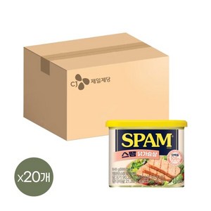 스팸 닭가슴살 340g x20개, 20개