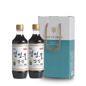 신앙촌 특선 3호 양조간장 선물세트, 2개, 860ml