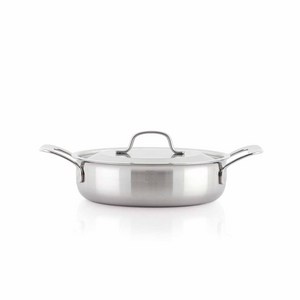 [세신 퀸센스] 비즘 실버 통3중 스텐레스 IH 냄비, 전골22cm, 1개