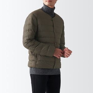 무인양품 MUJI 남성 경량 포케터블 노칼라 다운 재킷 ADG12ZZZ 경량다운자켓
