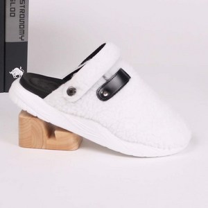 따뜻한 겨울 방한 아치형 빅사이즈 방한 털 슬리퍼 외출용 샌들