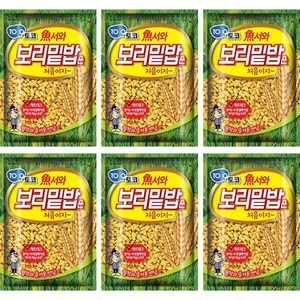 [낚시야놀자] 토코 보리밑밥 (뿌리기 쉬운 펠렛 형태) 집어제 밑밥 떡밥/집어제, 6개