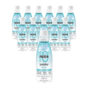 제로아워 프로틴 무설탕 스파클링 밀크 소다, 335ml, 12개