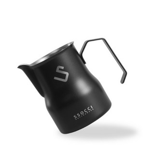 SSOCCI (쏘치)프리미엄 스팀피처 밀크저그 350ml (다크그레이), 1개, Dark Gley
