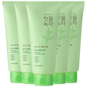 과일나라 첫물녹차 모이스트 클렌징 폼, 180g, 5개