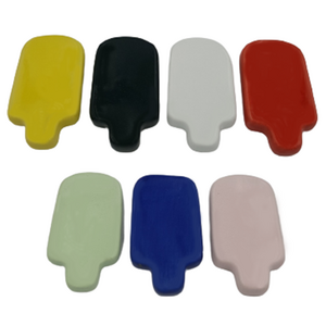 초여도예 양면수저받침 가족의 위생을 생각하는 현명한, 백색, 1개