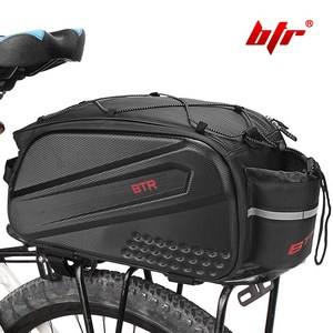 BTR 자전거 짐받이 가방 패니어 투어백 - PRO, BLACK, 1개