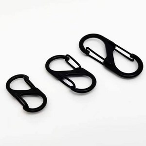 S 형 카라비너 비너 비나 캠핑고리 스포츠 둥산 낚시 분실방지 텐트 트레킹 고정, 스텐5CM