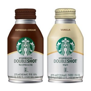 스타벅스 275ml 에스프레소 크림+더블샷 바닐라 12캔씩 총 24캔, 상세페이지 참조, 상세페이지 참조