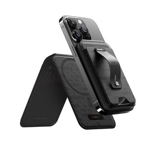 ESR 아이폰 할로락 지오 맥세이프 카드지갑 거치대, 1개, 블랙 EC400