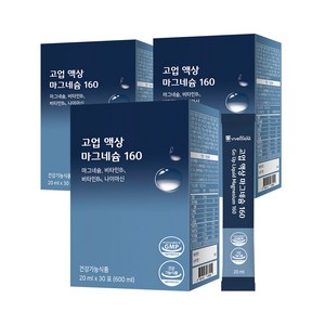 서울대 위바이옴 흡수에 용이한 글루콘산 액상 마그네슘 고업 액상 마그네슘160, 600ml, 3개