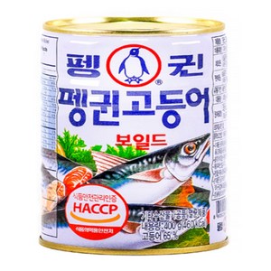 펭귄 고등어 통조림, 400g, 24개