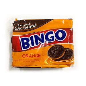 Monde Nissin Bingo Oange 빙고 오렌지, 1개, 280g