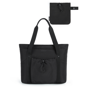 BAGSMART 접이식 여성 대용량 에코백 방수 토트백 대학생 숄더 가방