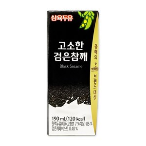 삼육두유 검은참깨, 190ml, 48개