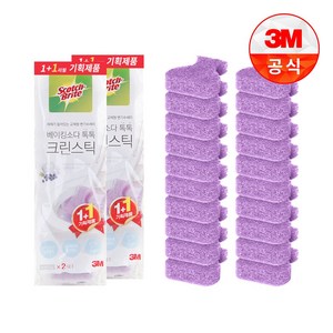 [3M]크린스틱 변기청소 베이킹소다 리필 5+5입 2개