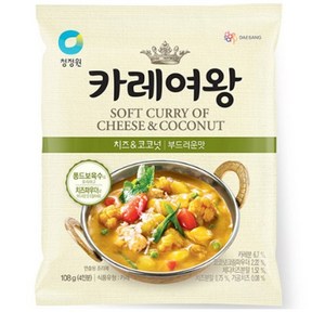 카레여왕 치즈 앤 코코넛, 108g, 6개