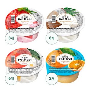 [CJ제일제당] 쁘띠첼 과일젤리 4종 18개 (개당 210g), 1개, 210g