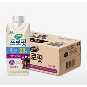 셀렉스 프로핏 모카 초콜릿 드링크믹스 RTD, 250ml, 36개