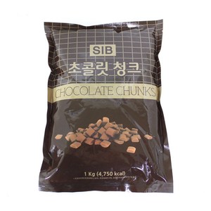 이홈베이킹 리얼청크초콜릿, 1kg, 1개