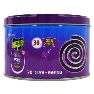 에프킬라 모기향 캔타입 라벤다향 30p, 3개