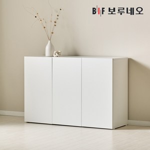 보루네오 키첸 1200 2단 높은 주방 수납장 깊은, 화이트화이트 KC34