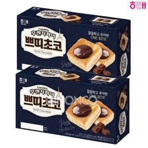 헤이즐넛 초코크림을 올려 입안 가득 고소한 해태 후렌치파이 쁘띠초코, 2개, 179g