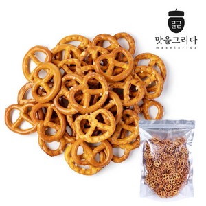 맛을그리다 미니 프레첼 솔트 400g 주전부리 안주 간식 인간사료, 3개