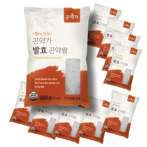 [곤약가] 발효 곤약쌀 200g, 10개