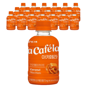 빙그레 아카페라 카라멜마키야토20입, 20개, 240ml