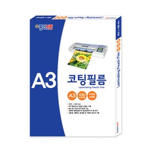 종이나라 코팅필름, A3, 100매입