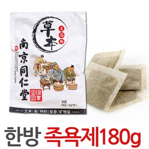 제이앤씨 족욕제 한방 180g 족욕분 입욕제 족욕 쑥 6gX30개입, 1세트, 30개입